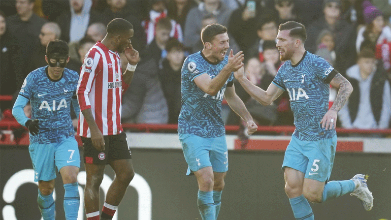 Αγγλία: Έσωσε τον βαθμό της ισοπαλίας (2-2) η Τότεναμ στην έδρα της Μπρέντφορντ Αγγλία: Έσωσε τον βαθμό της ισοπαλίας (2-2) η Τότεναμ στην έδρα της Μπρέντφορντ