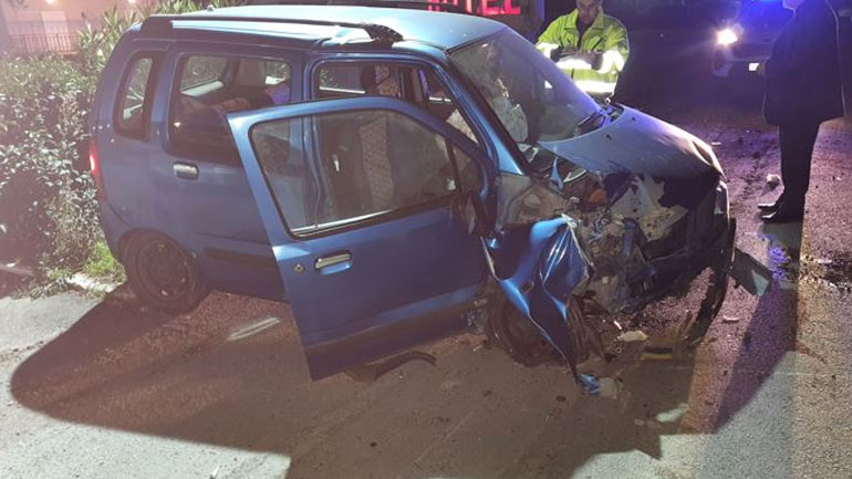 Θεσσαλονίκη: Σοβαρό τροχαίο με τρεις τραυματίες στη Χαλκηδόνα