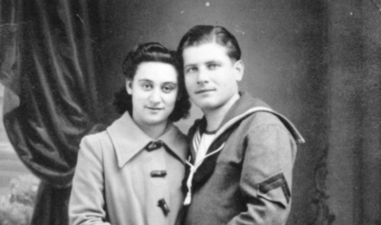 Η Εριέττα Λάτση με τον Γιάννη Λάτση την εποχή του γάμου τους