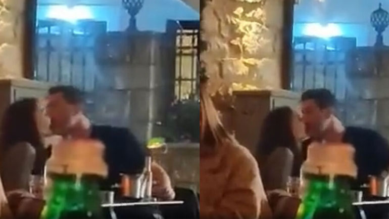 Δέσποινα Βανδή – Βασίλης Μπισμπίκης: Βίντεο με τρυφερά φιλιά σε κοινή θέα στην Αράχωβα