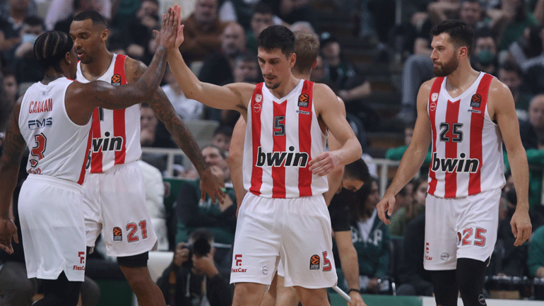 Μεγάλη νίκη για τον Ολυμπιακό στο ΟΑΚΑ, 95-71 τον Παναθηναϊκό