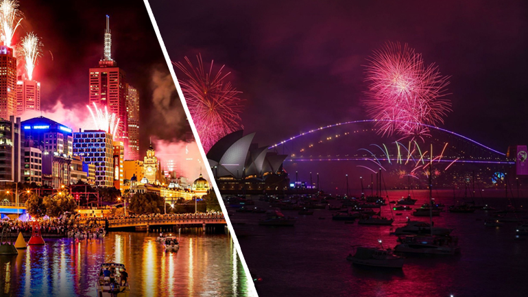 Με φαντασμαγορικές εκδηλώσεις η υφήλιος υποδέχτηκε το 2023