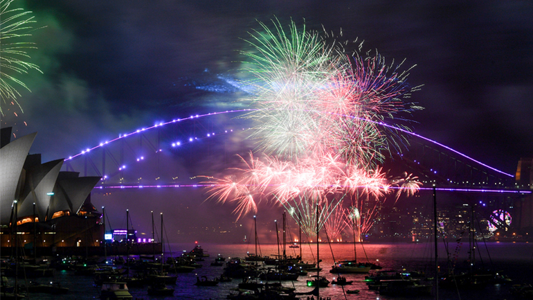 Φαντασμαγορικό σόου σε Αυστραλία και Ν. Ζηλανδία για το νέο έτος