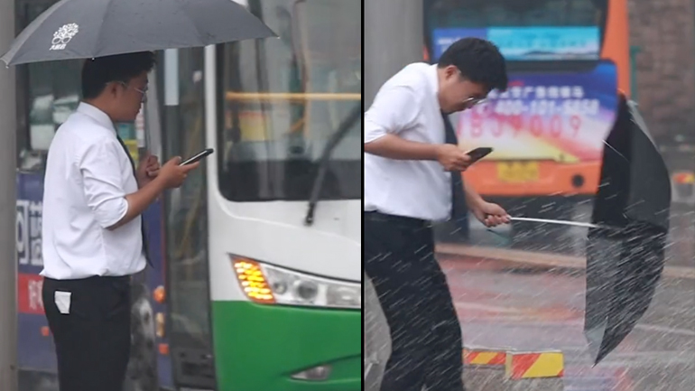 Πείραμα: Πώς θα αποφύγεις το νερό από τα αυτοκίνητα στη βροχή