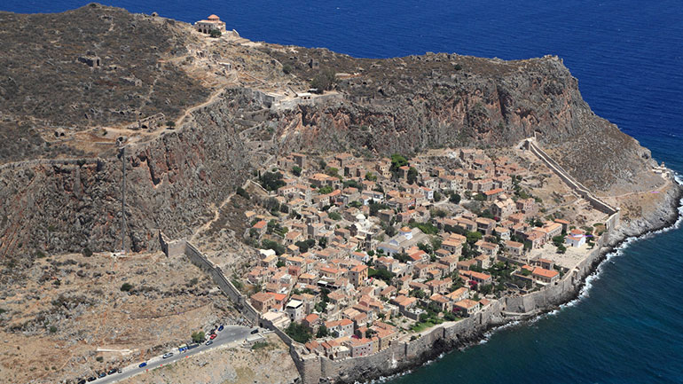 Τελεφερίκ στο Κάστρο της Μονεμβασιάς: Το έργο εντάχθηκε στο Ταμείο Ανάκαμψης