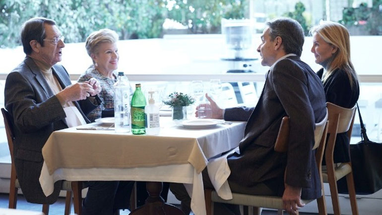 Γεύμα Μητσοτάκη – Αναστασιάδη: Ελλάδα και Κύπρος πυλώνες ασφάλειας και σταθερότητας στην Ανατολική Μεσόγειο