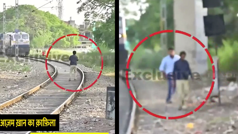 Άνδρας τιμωρείται από οδηγό τρένου