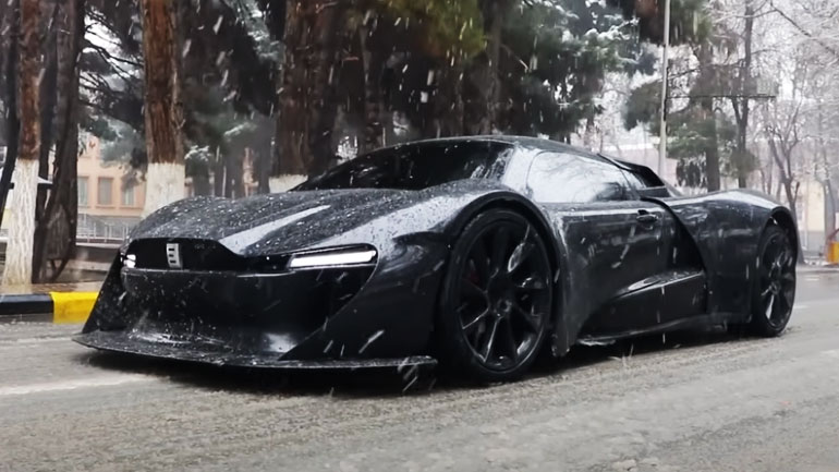 Mada 9: Δείτε το εντυπωσιακό supercar που έφτιαξαν οι Ταλιμπάν