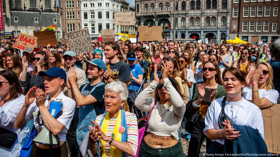 Μια από τις πολλές διαδηλώσεις υπέρ των αμβλώσεων