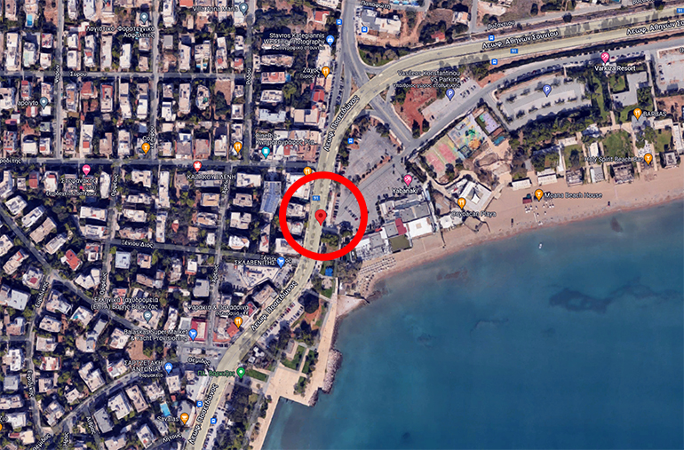 Το σημείο όπου έγινε η ληστεία