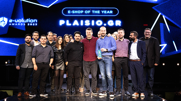 E-shop of the Year & 17 ακόμα βραβεία για την Πλαίσιο Computers στα e-volution awards 2023