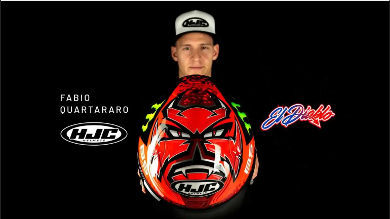 Νέα συνεργασία με την HJC για τα κράνη του ο Fabio Quartararo