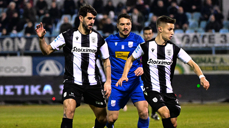 «Αεράτο διπλό» για τον ΠΑΟΚ, 3-0 τη Λαμία
