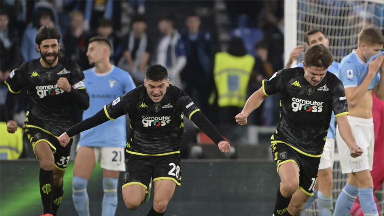 Ιταλία: «Αυτοκτονία» της Λάτσιο στο «Ολίμπικο», 2-2 με την Έμπολι