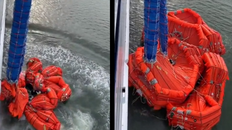 Σύστημα διάσωσης επιβατών σε κρουαζιερόπλοιο