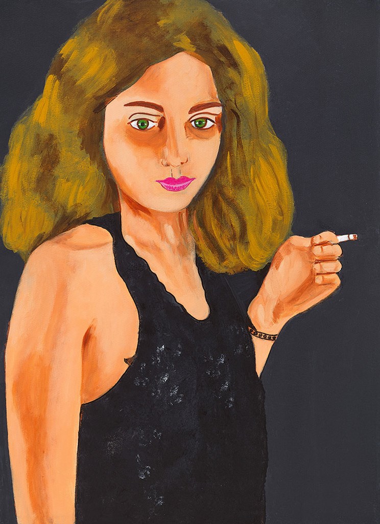   Ergo_6  ΠΡΟΒΛΗΜΑΤΙΣΜΟΣ / CONCERN  11/2022, ακρυλικά σε καμβά / acrylics on canvas 110 x 80 cm 