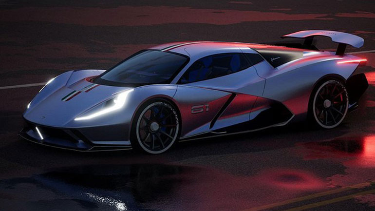 Estrema Fulminea: Ηλεκτρικό με 2.040 άλογα και 0-320χλμ./ώρα σε κάτω από 10 δευτ.