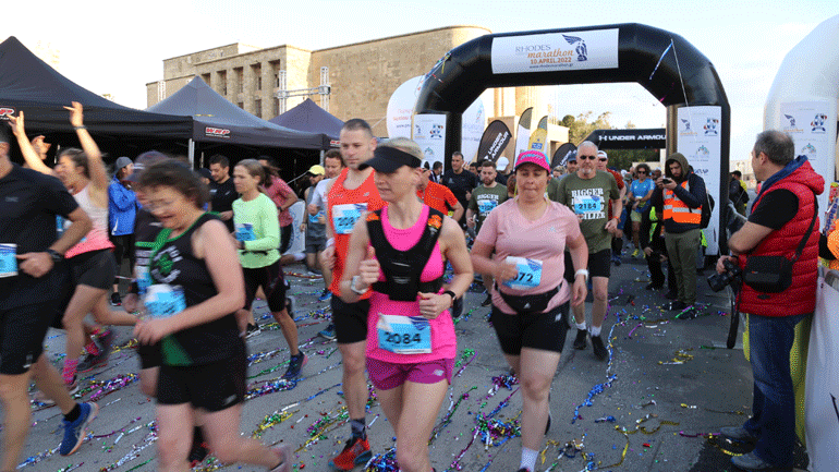 Συμμετοχή από 35 χώρες έως τώρα στον Διεθνή Μαραθώνιο Ρόδου 2023