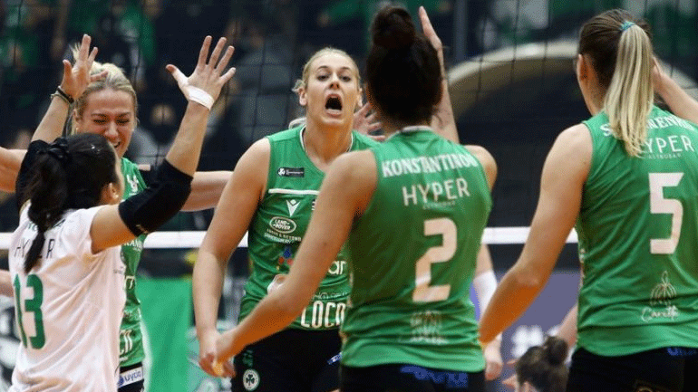 Βόλεϊ Γυναικών: Παραδόθηκε στην ανώτερη Κιέρι ο Παναθηναϊκός