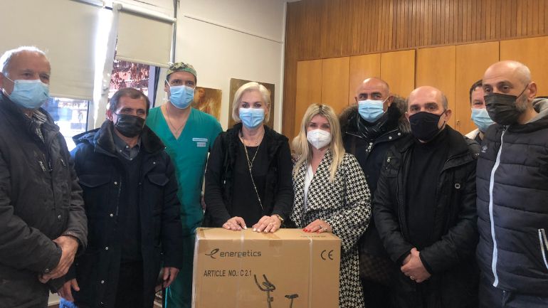 Δωρεά βετεράνων ποδοσφαιριστών του ΠΑΟΚ και του WinCancer στο Θεαγένειο