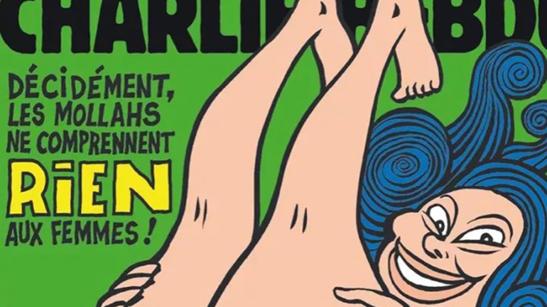 Το Charlie Hebdo «τα βάζει» και πάλι με τους μουλάδες παρά τις απειλές του Ιράν
