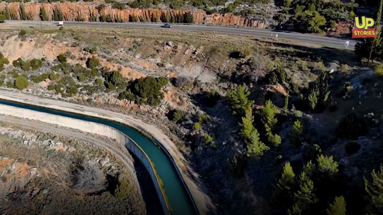 Ο δρόμος του νερού: Το γιγαντιαίο έργο υδροδότησης της Αττικής Up’ο ψηλά για πρώτη φορά