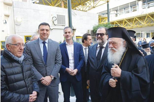 Νικήτας Κακλαμάνης, Βασίλης Κικίλιας, Κώστας Μπακογιάννης, Νικόλας Πατέρας και Αρχιεπίσκοπος Ιερώνυμος