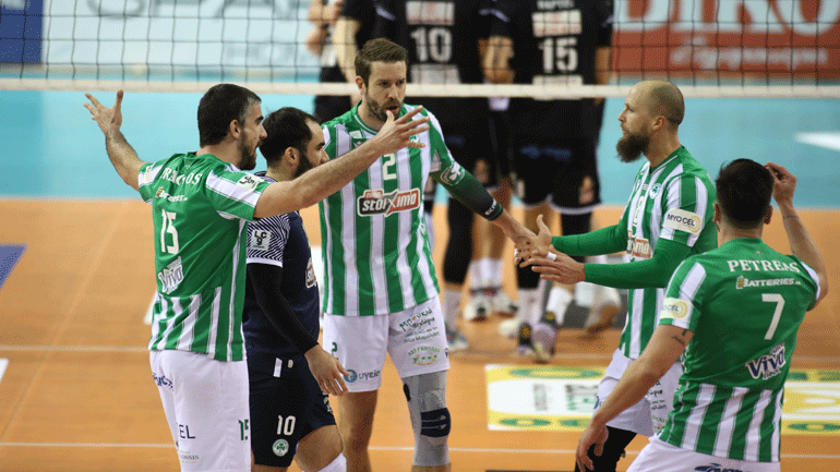 Volley League: Ο Παναθηναϊκός πήρε το «θρίλερ», 3-2 τον ΠΑΟΚ