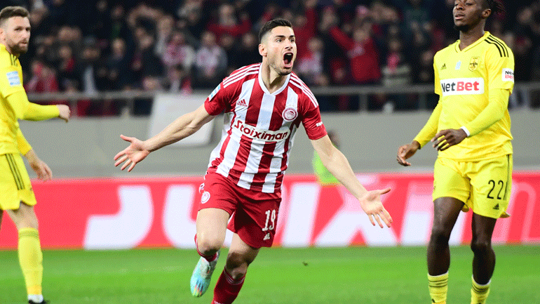 Με γκολ του Μασούρα ο Ολυμπιακός, 1-0 τον Άρη