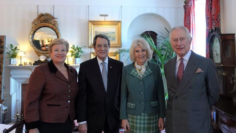 Ν. Αναστασιάδης: Συνάντηση με τον βασιλιά Κάρολο στο Μπαλμόραλ