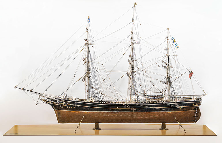 Ξύλινο_χειροποίητο_μοντέλο_του_Cutty Sark (Αγγλία, π. 1930), Τιμή εκτίμησης €5.000-7.000