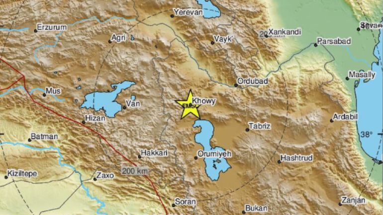 Ιράν: Σεισμός 5,6 βαθμών στο βορειοδυτικό τμήμα της χώρας