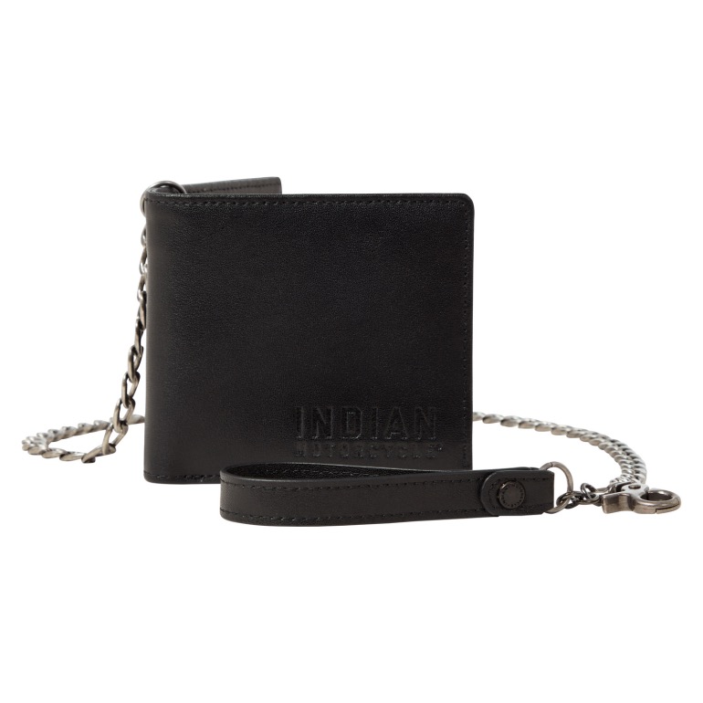 10.Leather Chain Wallet, Black 95€