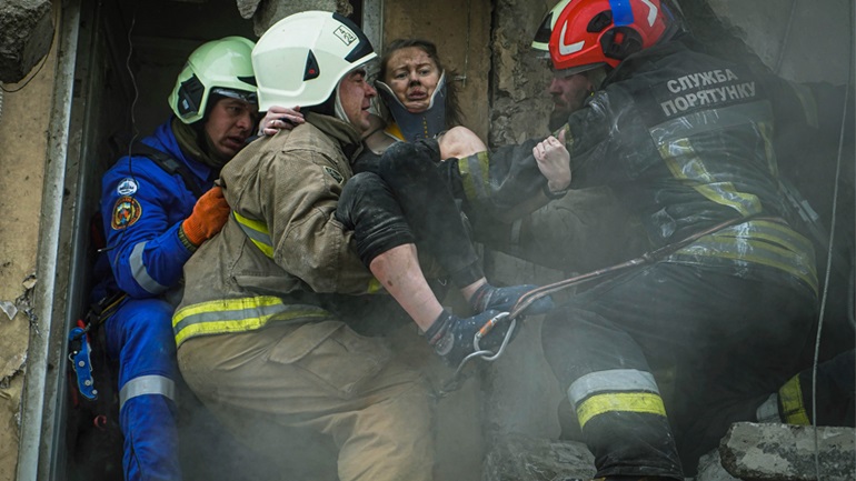 Ουκρανία: Σε 46 ανήλθαν τα θύματα της ρωσικής πυραυλικής επίθεσης στην πόλη Ντνίπρο
