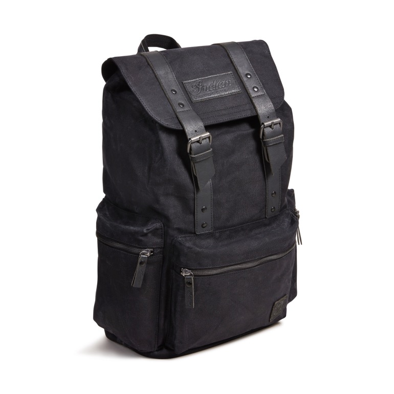 7.Waxed Canvas Backpack, Black 182€