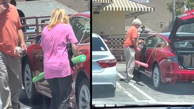 Πατέντα για να μην γρατσουνιστεί το αυτοκίνητο στο πάρκινγκ