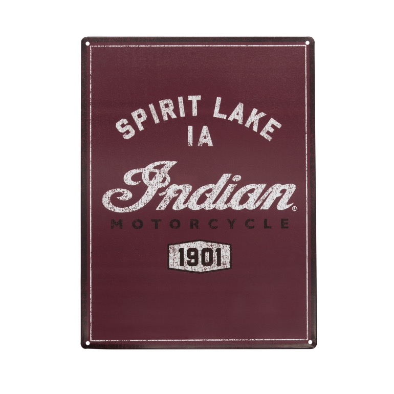 9.Spirit Lake Metal Sign 26€