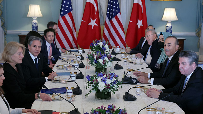 Η σταθερότητα στην Ανατ. Μεσόγειο στο επίκεντρο της συνάντησης Μπλίνκεν – Τσαβούσογλου