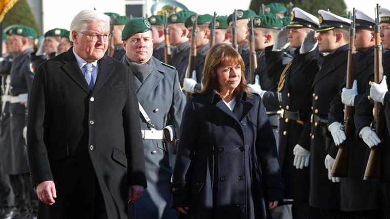 Σακελλαροπούλου: Ελλάδα και Γερμανία έχουν «κοινό όραμα» Σακελλαροπούλου: Ελλάδα και Γερμανία έχουν «κοινό όραμα»