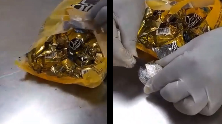 Ναρκωτικά κρυμμένα σε σοκολατάκια