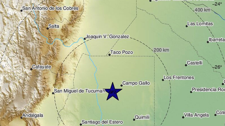 Σεισμική δόνηση 6,8 Ρίχτερ στην Αργεντινή