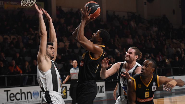 Πέρασε νικηφόρα από την Πάτρα η ΑΕΚ, 69-61 τον Απόλλωνα