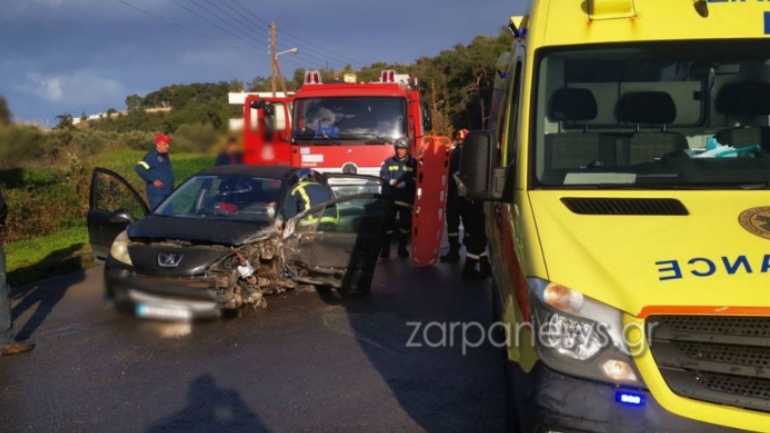 Χανιά: Σοβαρό τροχαίο ατύχημα στα Λιβάδια – Δύο άτομα απεγκλώβισε η πυροσβεστική