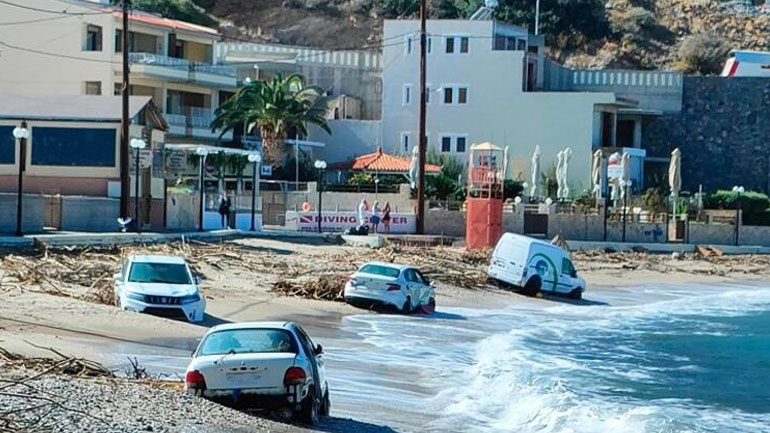 Κρήτη: Βρέθηκαν δύο αυτοκίνητα στον βυθό της Λυγαριάς τρεις μήνες μετά τη φονική πλημμύρα στην Αγία Πελαγία