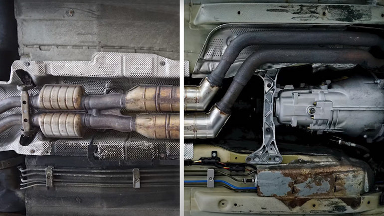 Καθάρισμα σασί και μηχανής με ξηρό πάγο