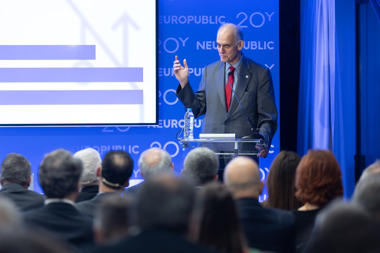 Ο Πρύτανης του Γεωπονικού Πανεπιστημίου Αθηνών, Δρ. Σπύρος Κίντζιος.