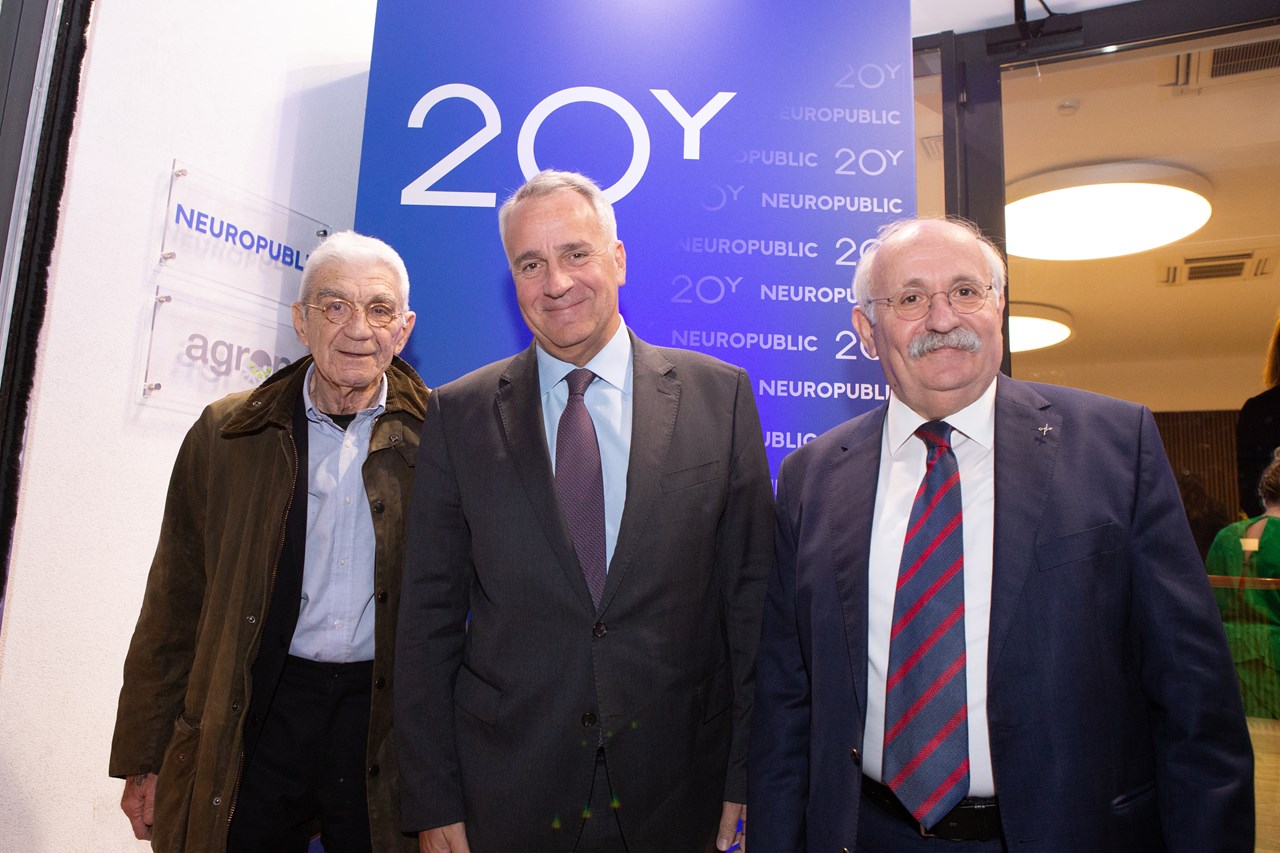 (Από αριστερά): Ο τ. Δήμαρχος Θεσσαλονίκης, κ. Γιάννης Μπουτάρης, ο κ. Βορίδης και ο κ. Χριστόδουλος Αντωνιάδης.