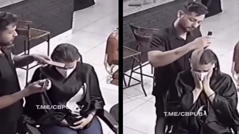 Η συγκινητική κίνηση ενός κουρέα σε μια γυναίκα με καρκίνο