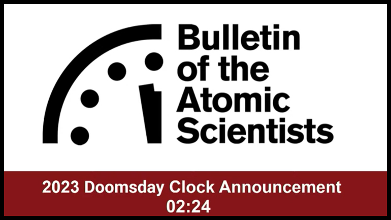 Το «Ρολόι της Αποκάλυψης» στις ΗΠΑ δείχνει 90 δευτερόλεπτα πριν τα μεσάνυχτα