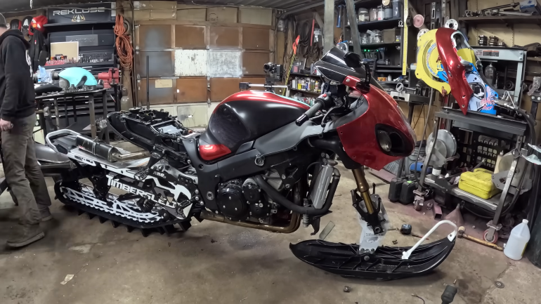 Hayabusa με πέδιλα του σκι; Γιατί όχι;